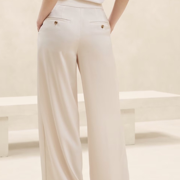 Banana Republic Wide Leg Work Pants - Picture 1 of 6